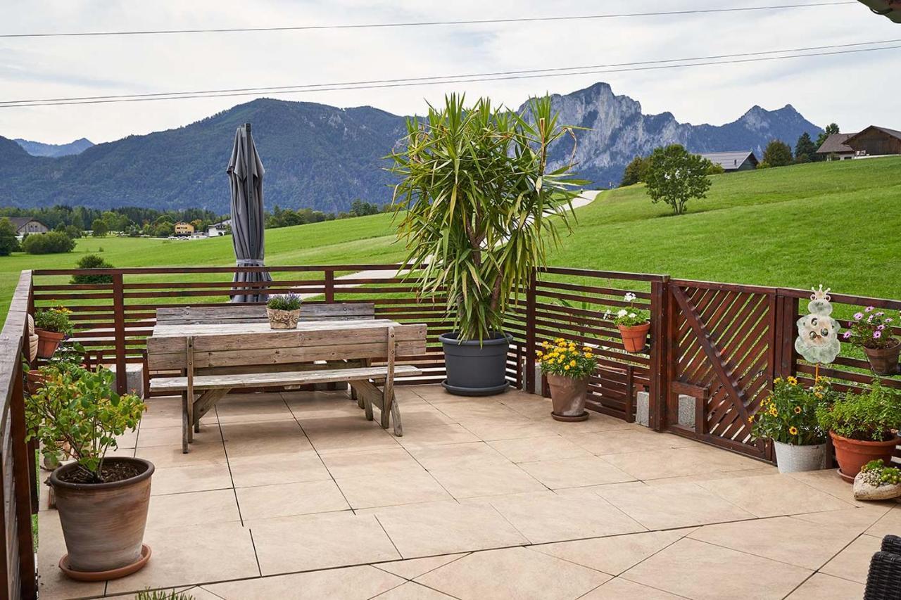 Bergblick Acht Mondsee Innerschwand Exteriör bild