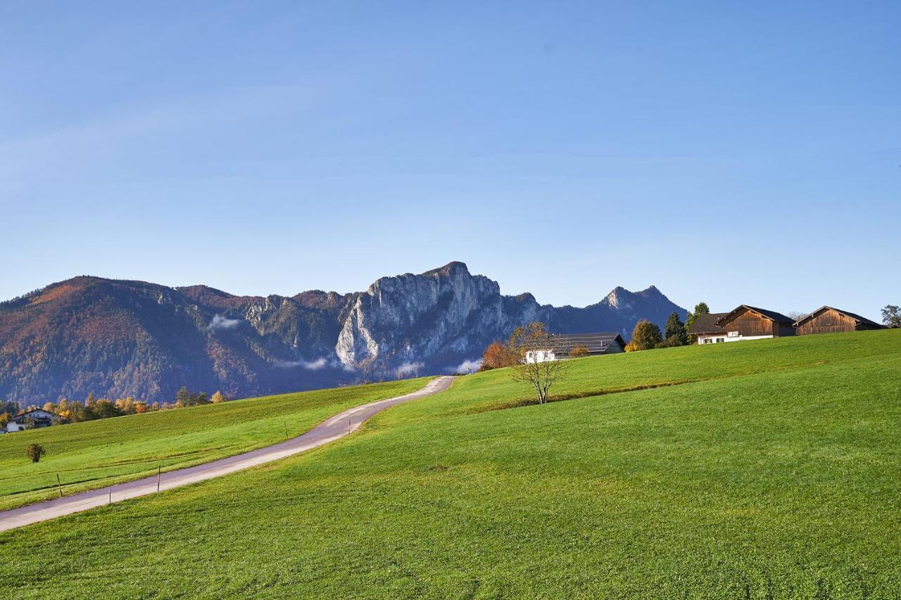 Bergblick Acht Mondsee Innerschwand Exteriör bild